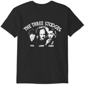 The Three Stooges Vaudeville Comedy Graphic Tee 50S Fans Retro Gift Casual Tee